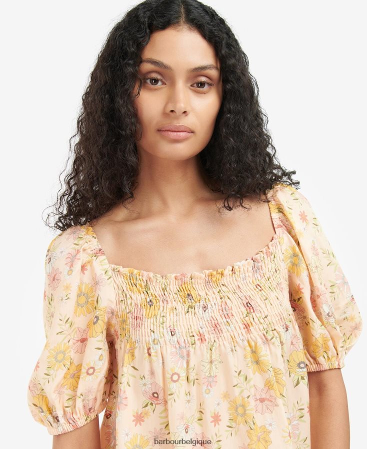 vêtements Barbour haut coraline multi-lumière femmes T2L6ZP1616