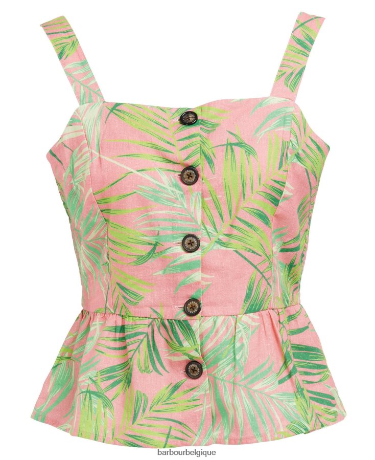 vêtements Barbour haut d\'aralia multi classique femmes T2L6ZP1622