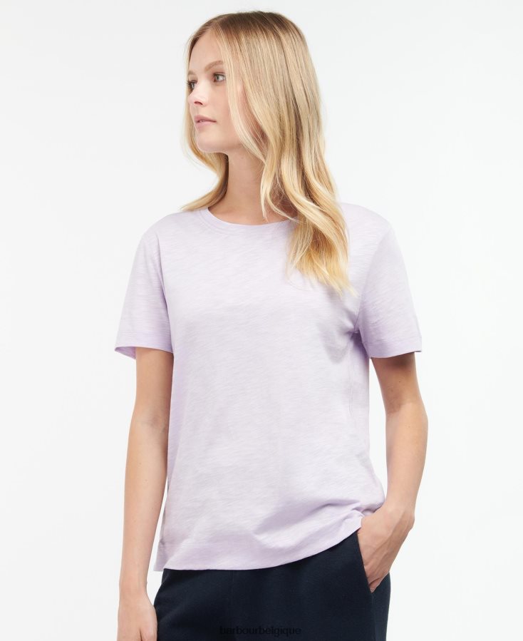 vêtements Barbour haut darla jacinthe des bois femmes T2L6ZP1751