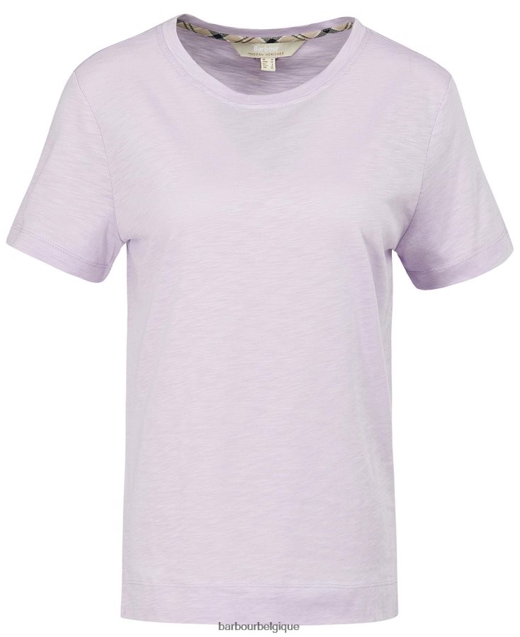 vêtements Barbour haut darla jacinthe des bois femmes T2L6ZP1751