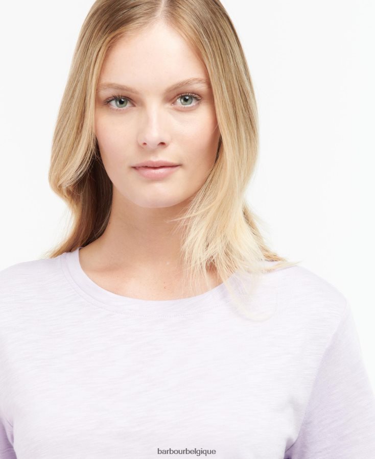 vêtements Barbour haut darla jacinthe des bois femmes T2L6ZP1751