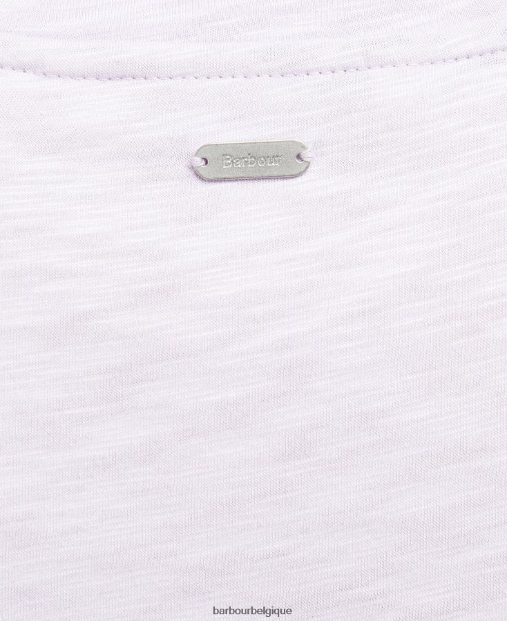 vêtements Barbour haut darla jacinthe des bois femmes T2L6ZP1751