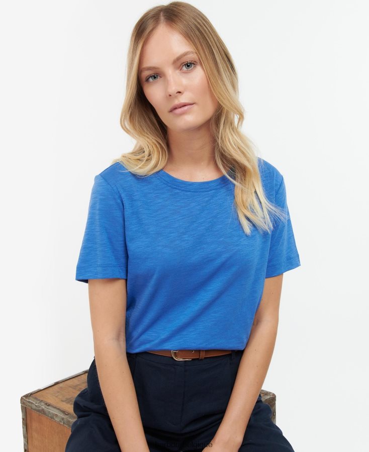 vêtements Barbour haut darla jacinthe des bois femmes T2L6ZP1756