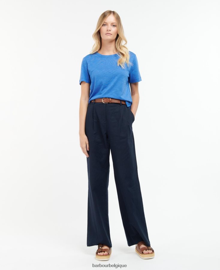 vêtements Barbour haut darla jacinthe des bois femmes T2L6ZP1756