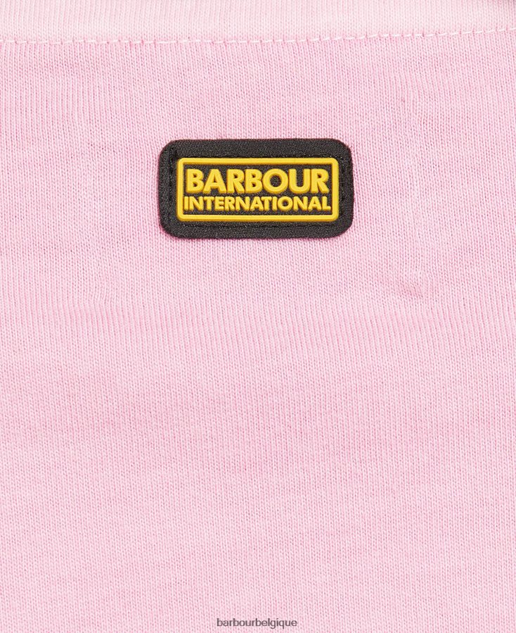 vêtements Barbour haut de galica béguin rose femmes T2L6ZP1730