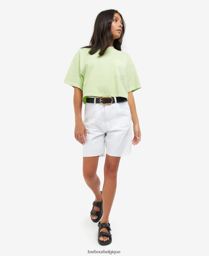 vêtements Barbour haut de galica béguin rose femmes T2L6ZP1735