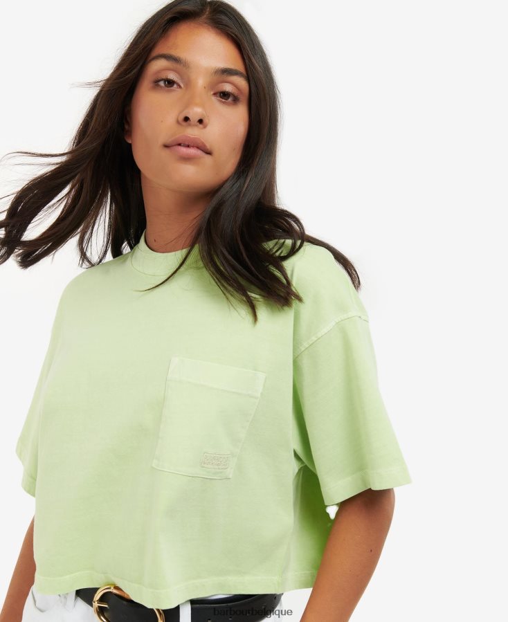 vêtements Barbour haut de galica béguin rose femmes T2L6ZP1735