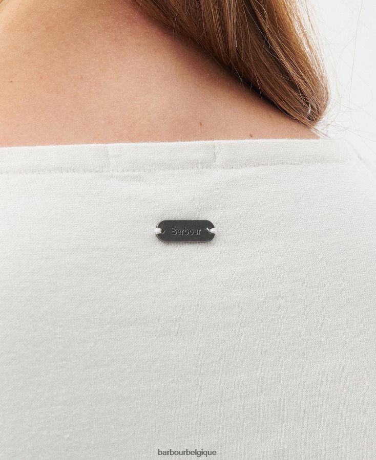 vêtements Barbour haut hawkins bande de nuage femmes T2L6ZP1656