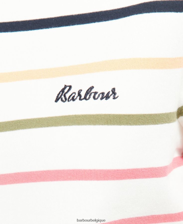 vêtements Barbour haut hawkins bande de nuage femmes T2L6ZP1665