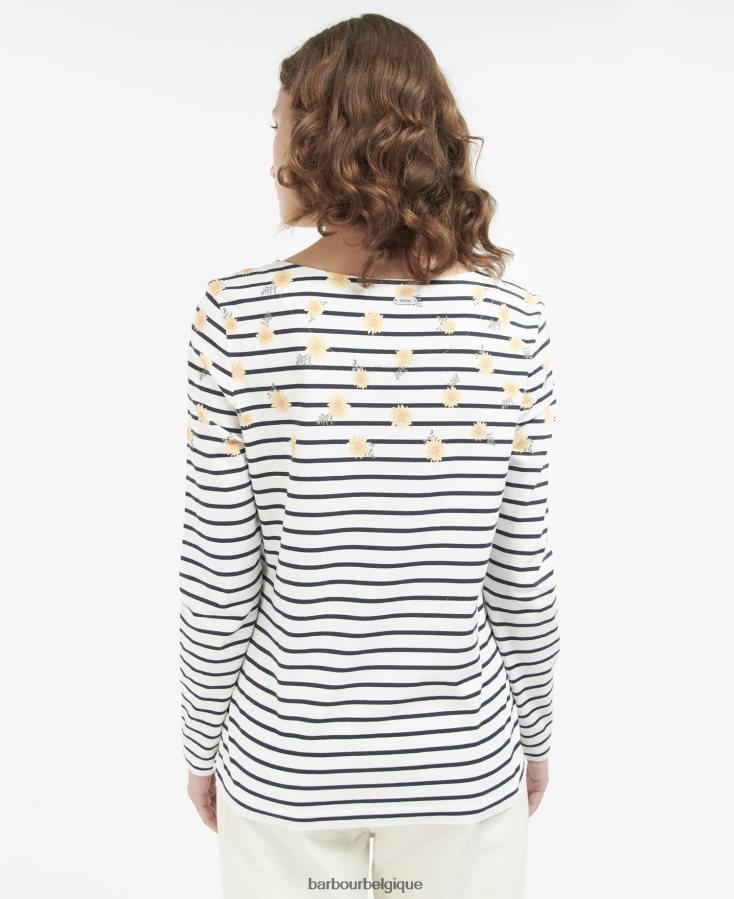 vêtements Barbour haut imprimé bradley nuage d\'impression femmes T2L6ZP1729