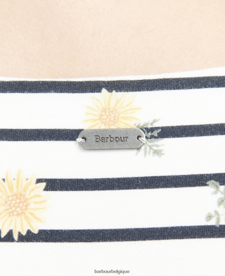 vêtements Barbour haut imprimé bradley nuage d\'impression femmes T2L6ZP1729