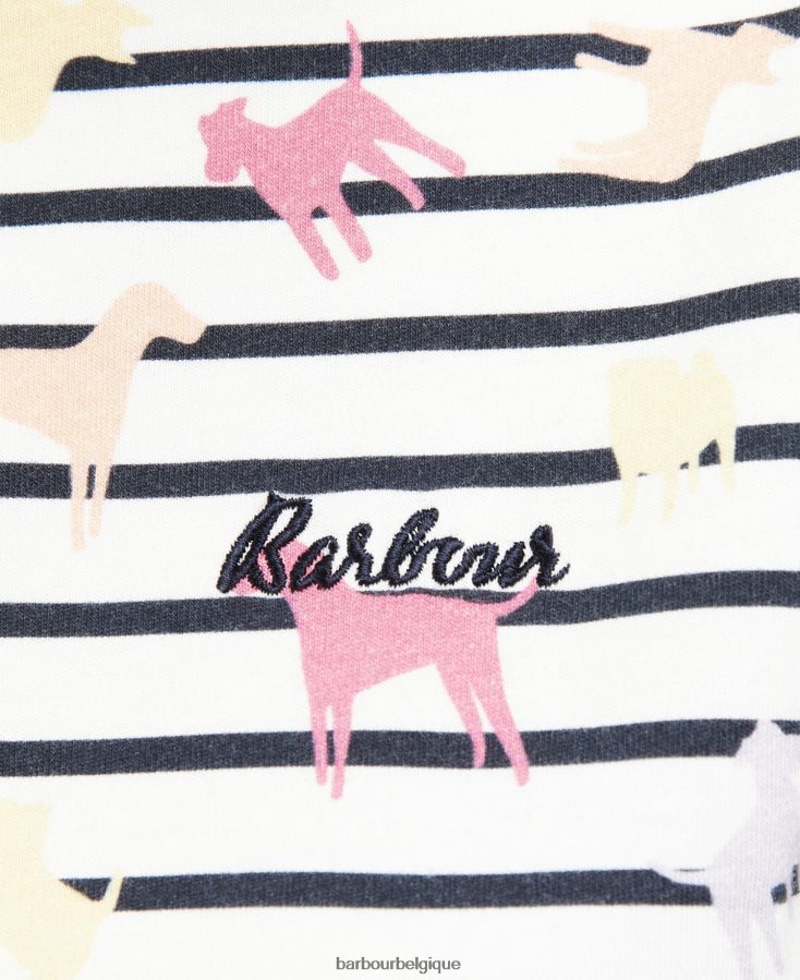 vêtements Barbour haut imprimé bradley nuage d\'impression femmes T2L6ZP1738