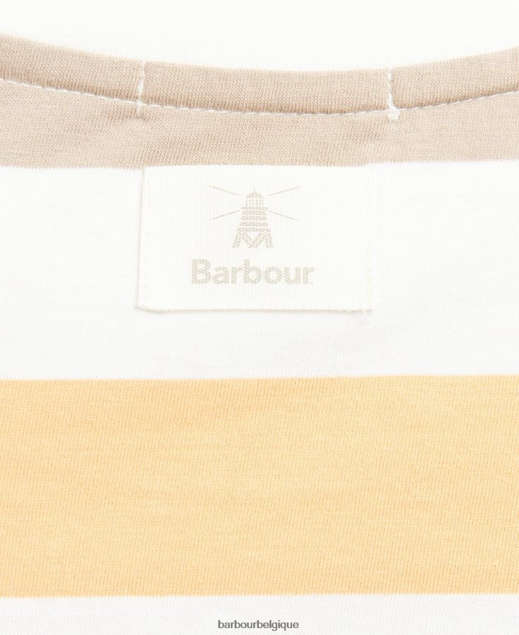 vêtements Barbour haut lyndale babeurre multi lumière femmes T2L6ZP1647