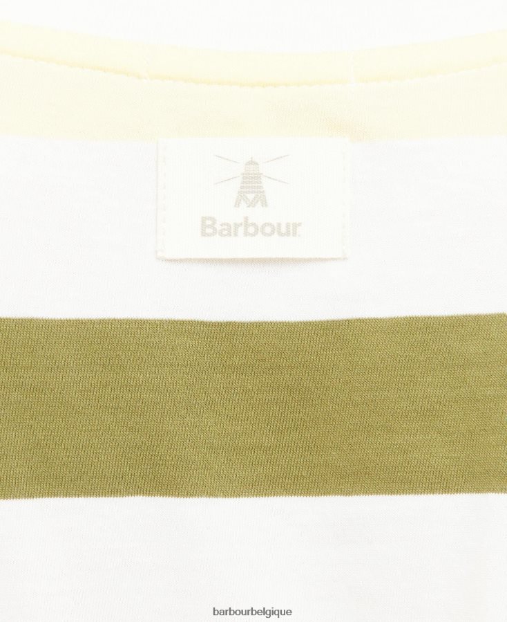 vêtements Barbour haut lyndale babeurre multi lumière femmes T2L6ZP1678