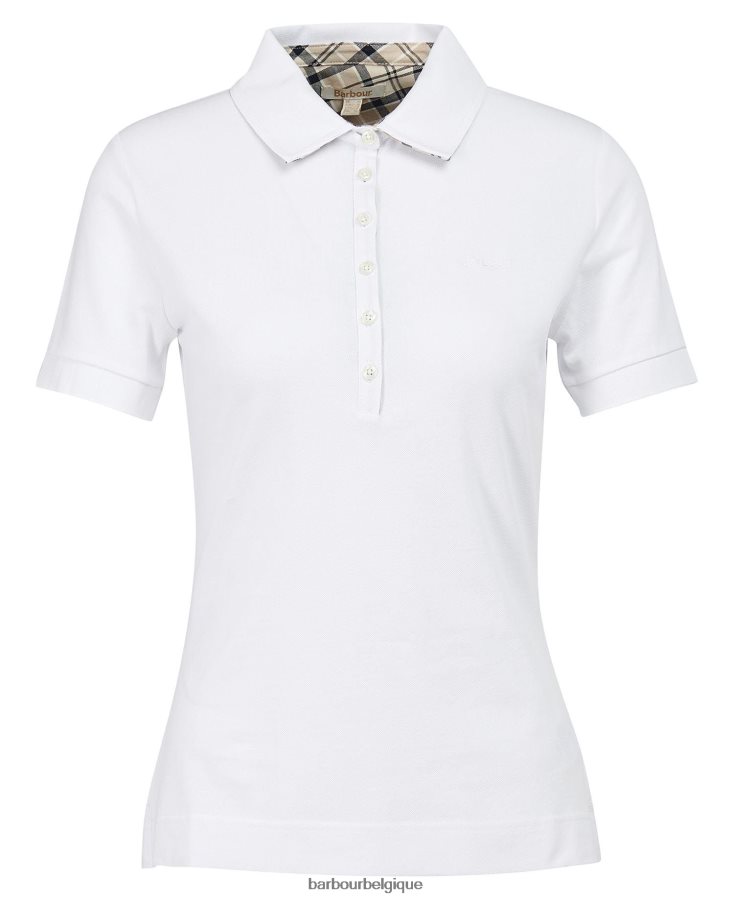 vêtements Barbour haut portsdown tartan rose/indigo femmes T2L6ZP1740