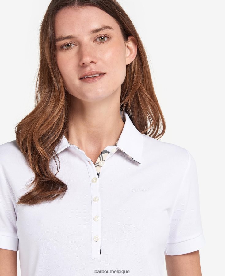 vêtements Barbour haut portsdown tartan rose/indigo femmes T2L6ZP1740