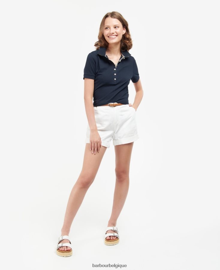 vêtements Barbour haut portsdown tartan rose/indigo femmes T2L6ZP1757