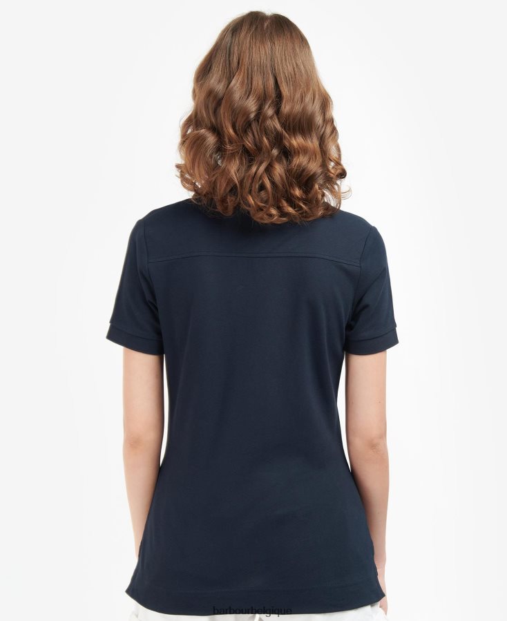 vêtements Barbour haut portsdown tartan rose/indigo femmes T2L6ZP1757