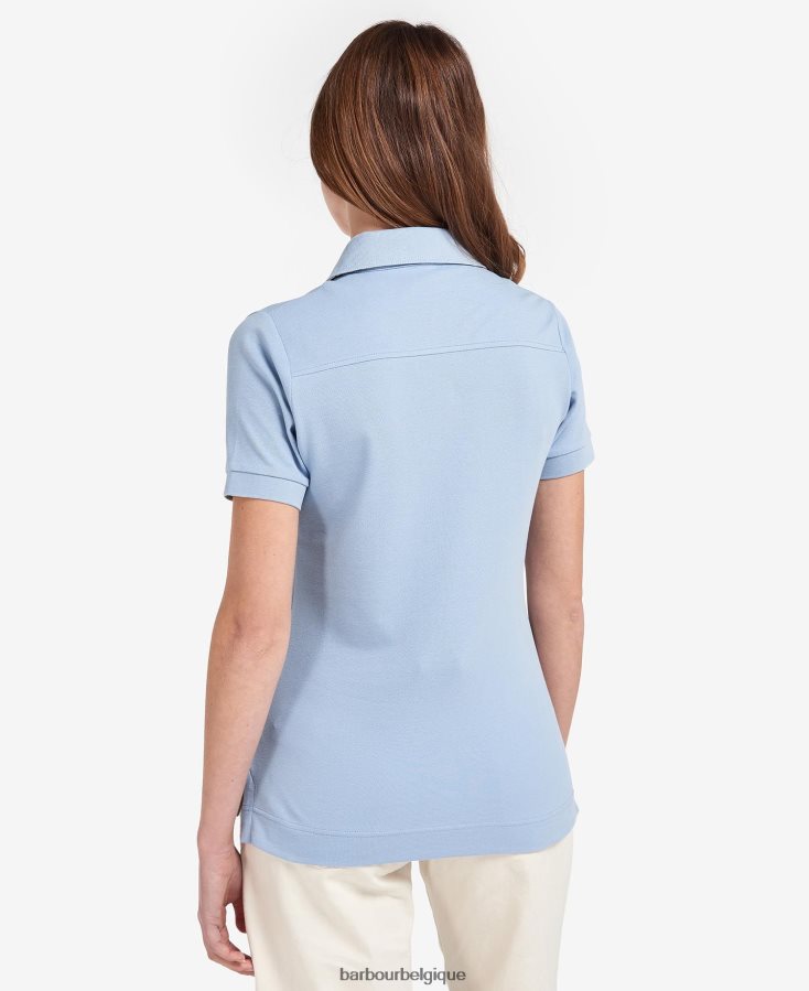 vêtements Barbour haut portsdown tartan rose/indigo femmes T2L6ZP1758