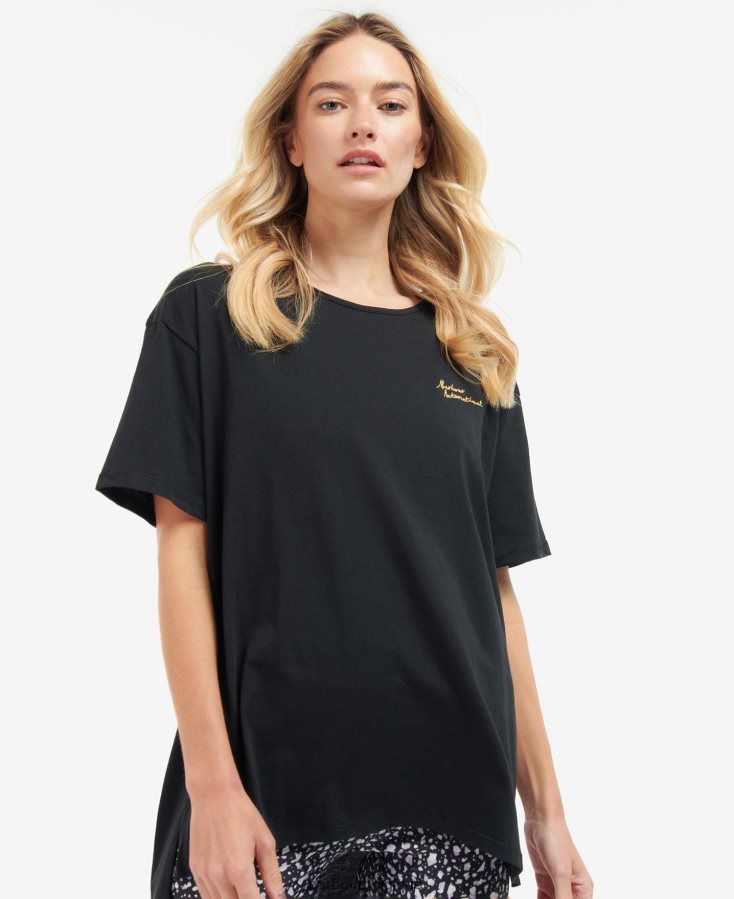 vêtements Barbour haut roland noir classique femmes T2L6ZP1722