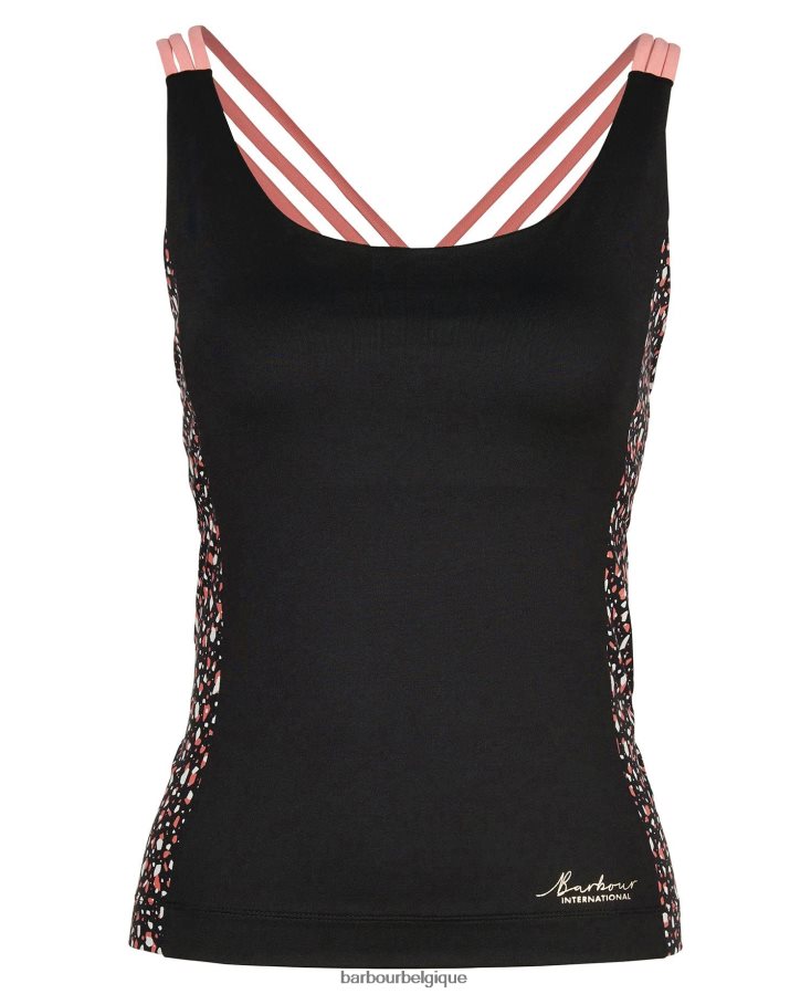 vêtements Barbour sommet de l\'autoroute noir classique femmes T2L6ZP1725