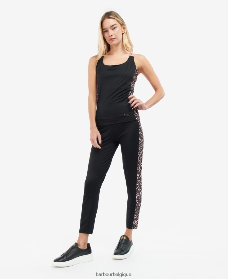 vêtements Barbour sommet de l\'autoroute noir classique femmes T2L6ZP1725