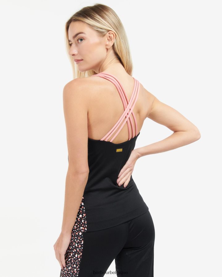 vêtements Barbour sommet de l\'autoroute noir classique femmes T2L6ZP1725