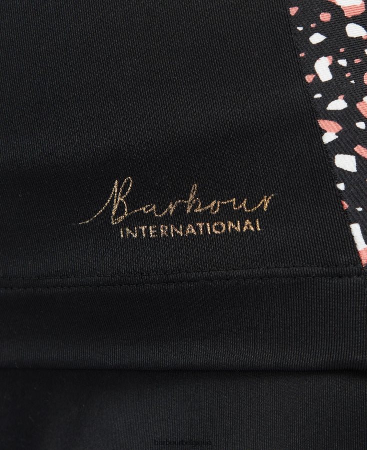 vêtements Barbour sommet de l\'autoroute noir classique femmes T2L6ZP1725