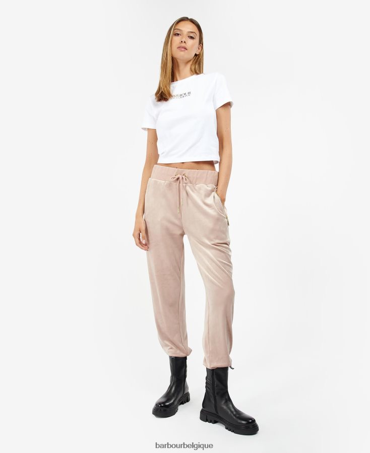 vêtements Barbour t-shirt Claremont noir classique femmes T2L6ZP1732