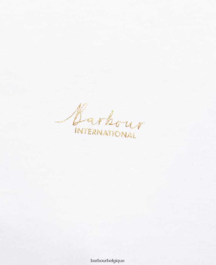 vêtements Barbour t-shirt alonso noir classique femmes T2L6ZP1694