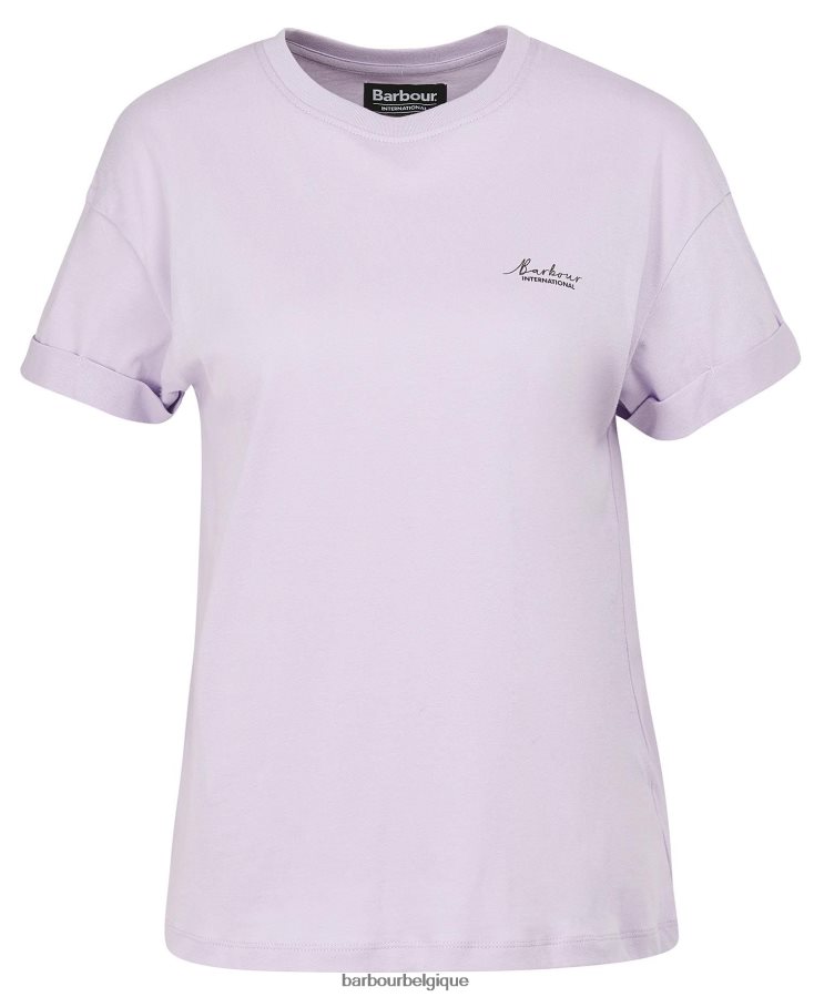 vêtements Barbour t-shirt alonso noir classique femmes T2L6ZP1724