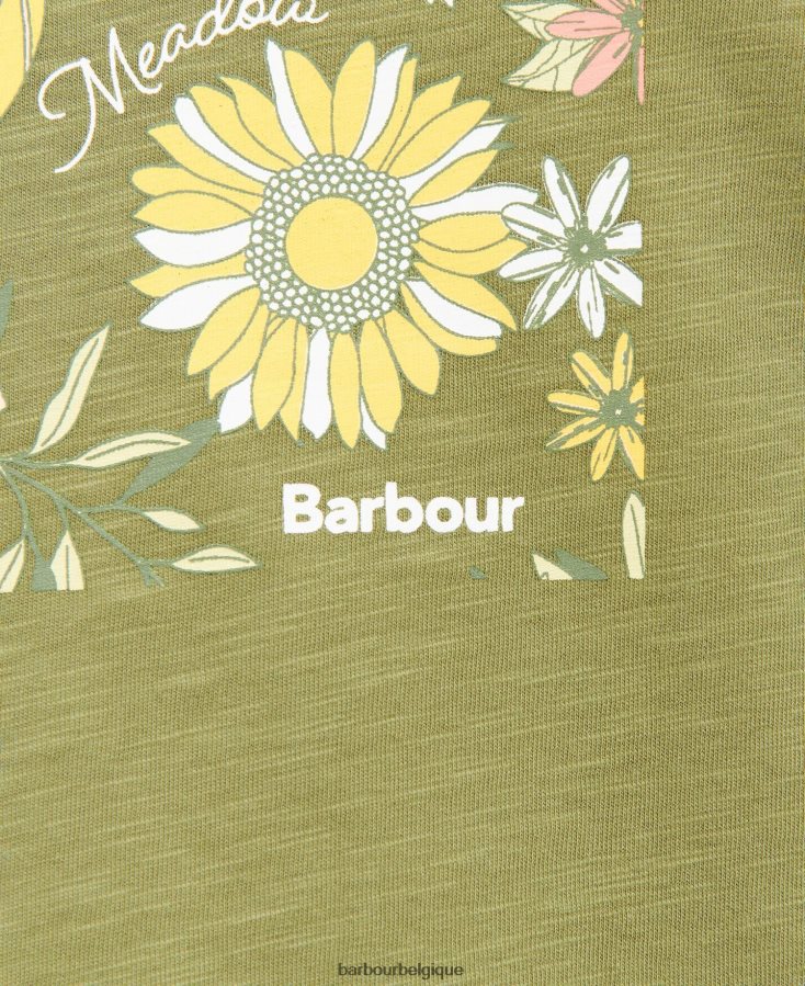 vêtements Barbour t-shirt coraline Babeurre femmes T2L6ZP1667