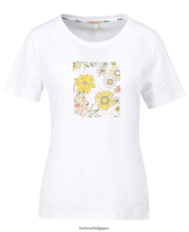 vêtements Barbour t-shirt coraline Babeurre femmes T2L6ZP1679