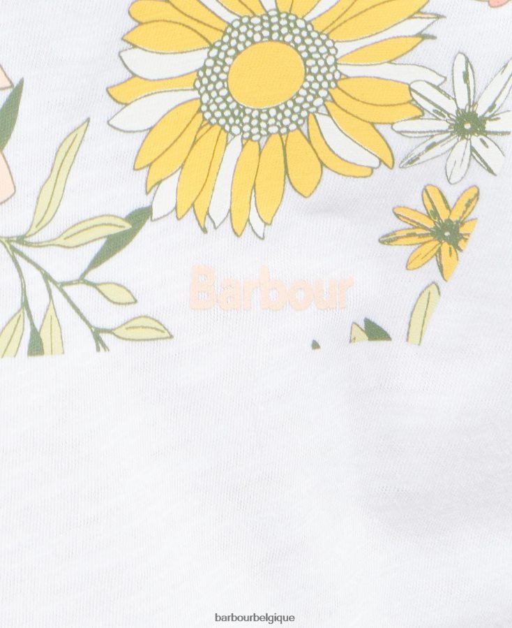 vêtements Barbour t-shirt coraline Babeurre femmes T2L6ZP1679