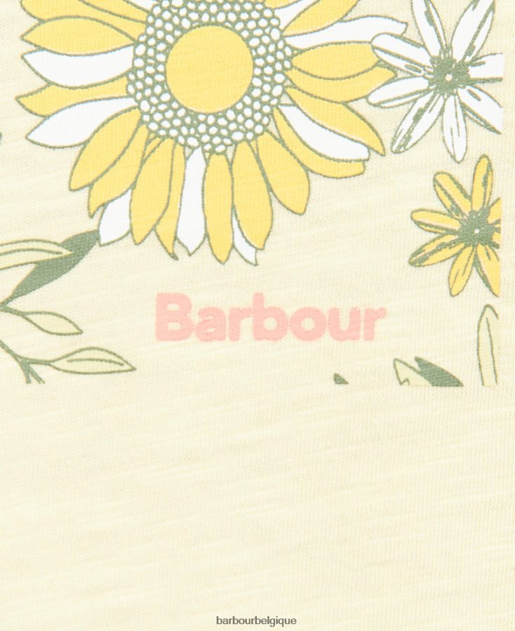 vêtements Barbour t-shirt coraline Babeurre femmes T2L6ZP1744