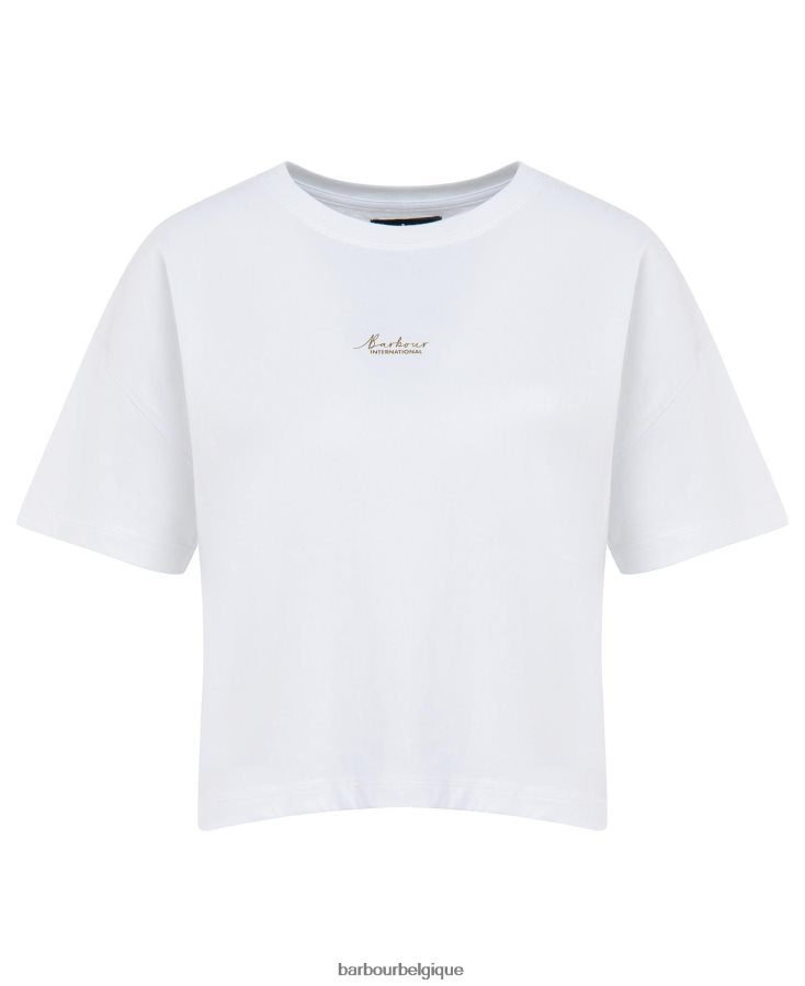 vêtements Barbour t-shirt halton rose tendre femmes T2L6ZP1713