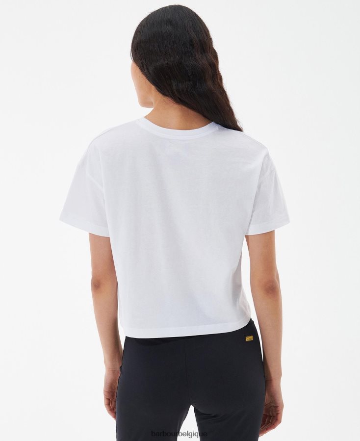 vêtements Barbour t-shirt halton rose tendre femmes T2L6ZP1713