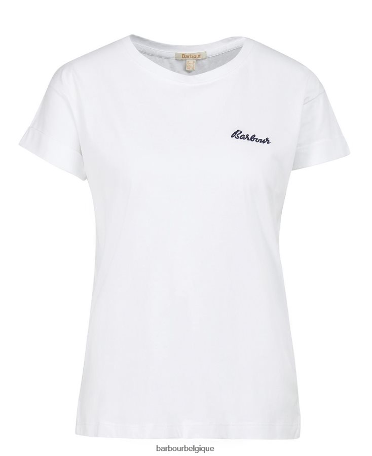 vêtements Barbour t-shirt kenmore papaye femmes T2L6ZP1753