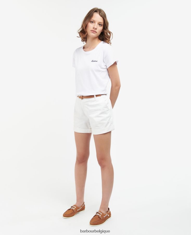 vêtements Barbour t-shirt kenmore papaye femmes T2L6ZP1753