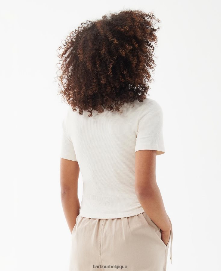 vêtements Barbour t-shirt lorimer Galet femmes T2L6ZP1693
