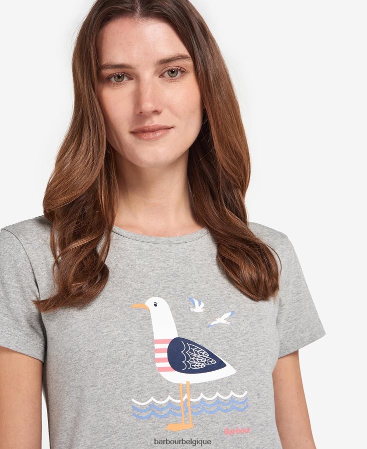 vêtements Barbour t-shirt merseyside marine classique femmes T2L6ZP1686