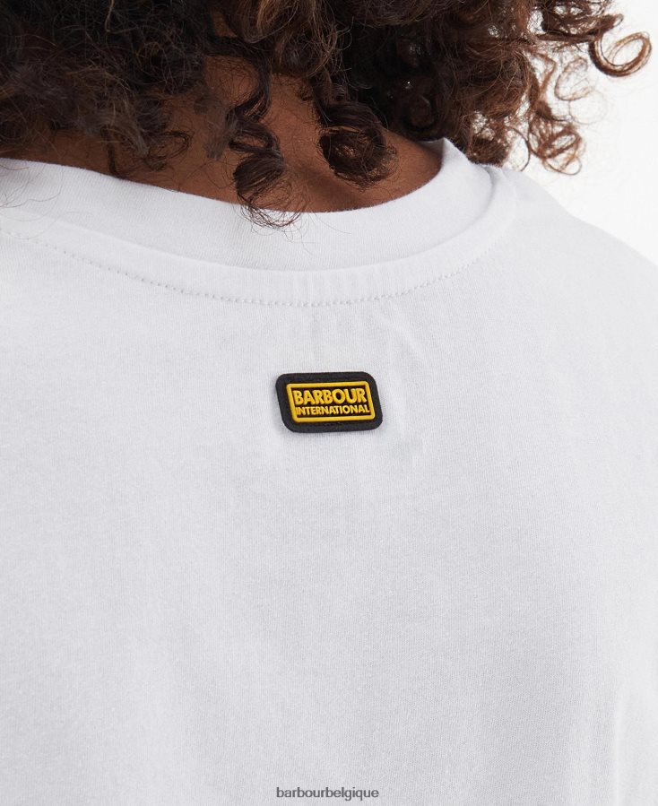 vêtements Barbour t-shirt âmes été noir femmes T2L6ZP1651