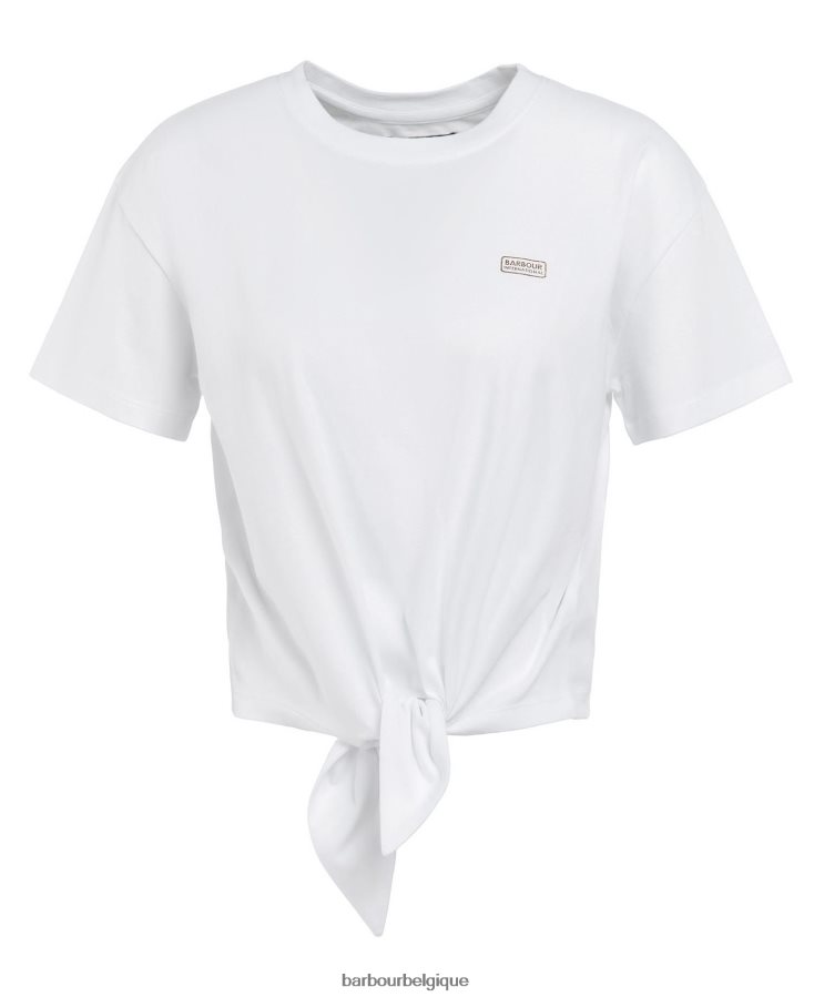 vêtements Barbour t-shirt âmes été noir femmes T2L6ZP1651