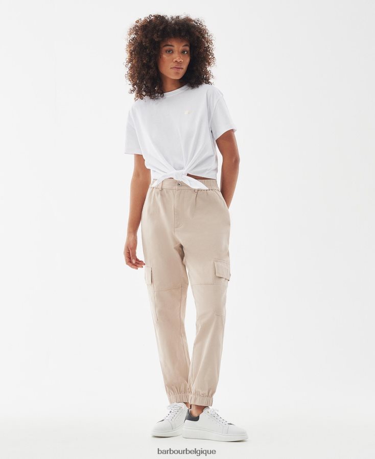 vêtements Barbour t-shirt âmes été noir femmes T2L6ZP1651