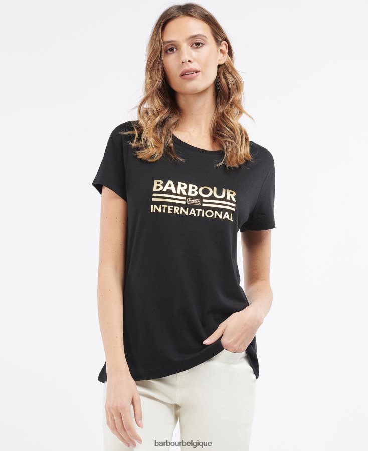 vêtements Barbour t-shirt originaux blanc femmes T2L6ZP1699