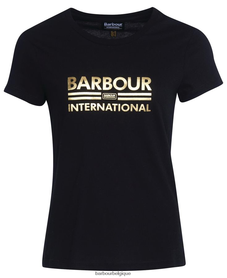 vêtements Barbour t-shirt originaux blanc femmes T2L6ZP1699