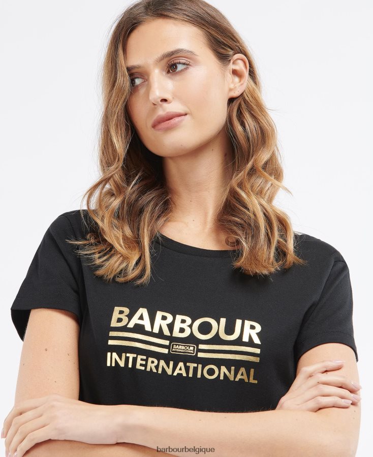vêtements Barbour t-shirt originaux blanc femmes T2L6ZP1699
