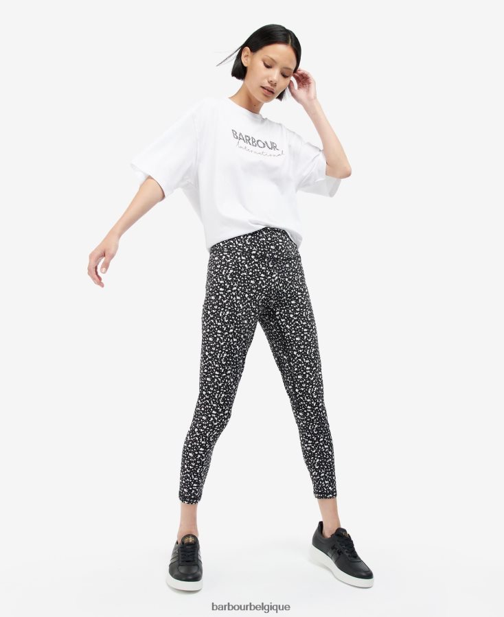 vêtements Barbour t-shirt pavillon blanc optique femmes T2L6ZP1701