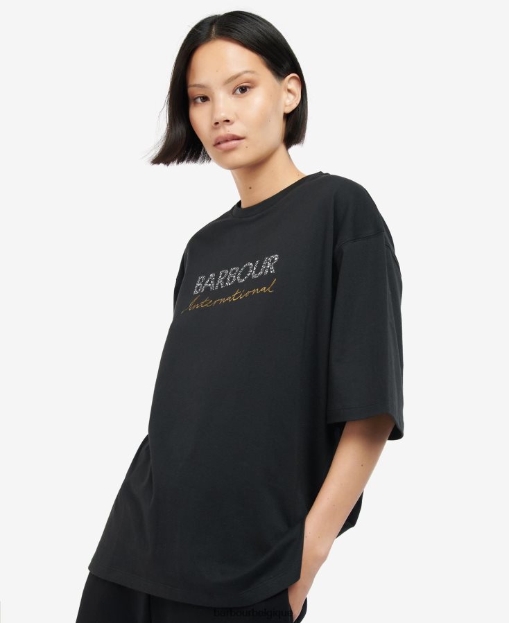 vêtements Barbour t-shirt pavillon blanc optique femmes T2L6ZP1720