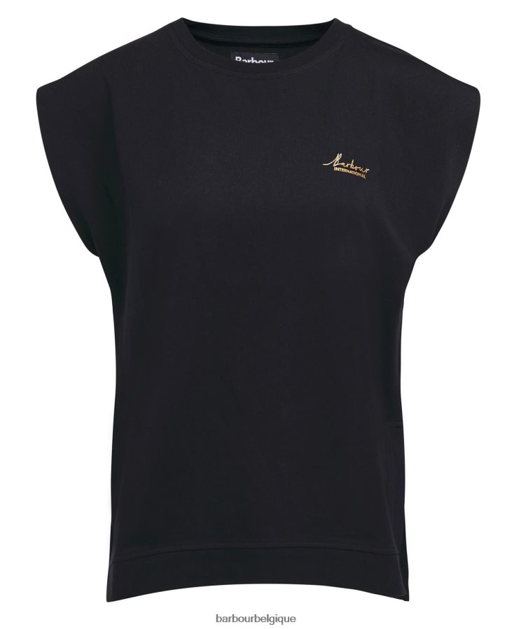 vêtements Barbour t-shirt sanderson corail atomique femmes T2L6ZP1707